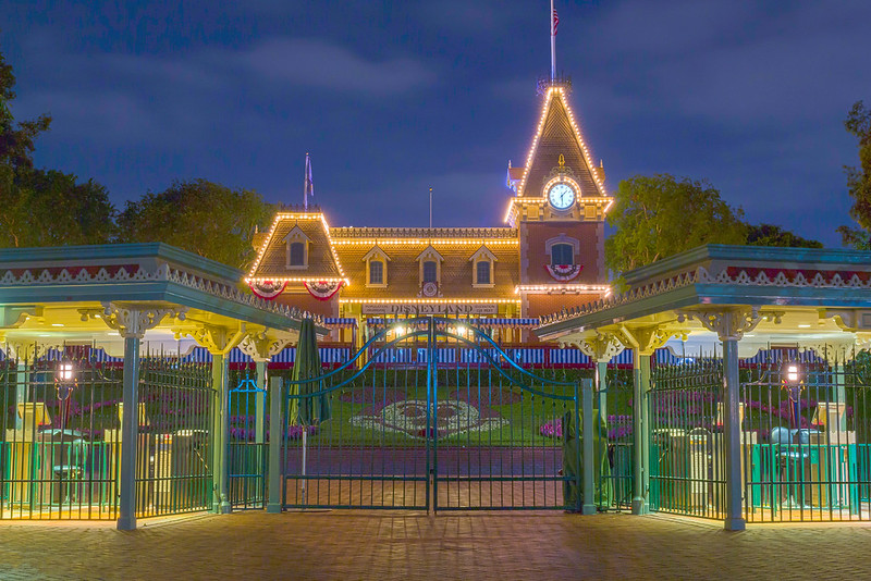 First Disneyland Trip Gates