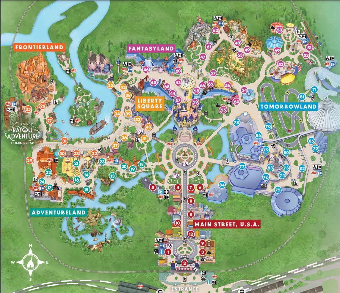 Magic Kingdom Map