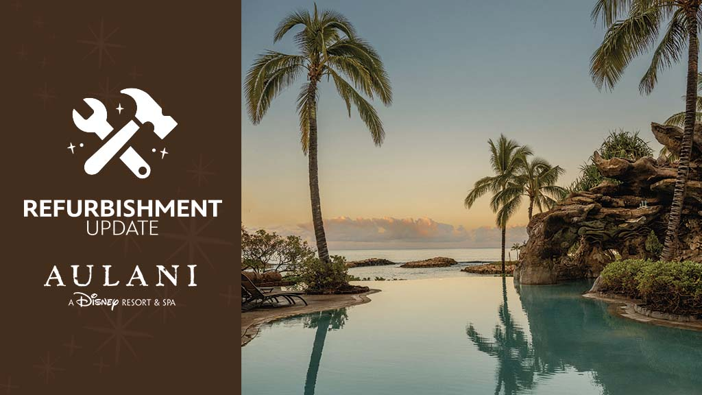 View from Aulani's pool out into the ocean