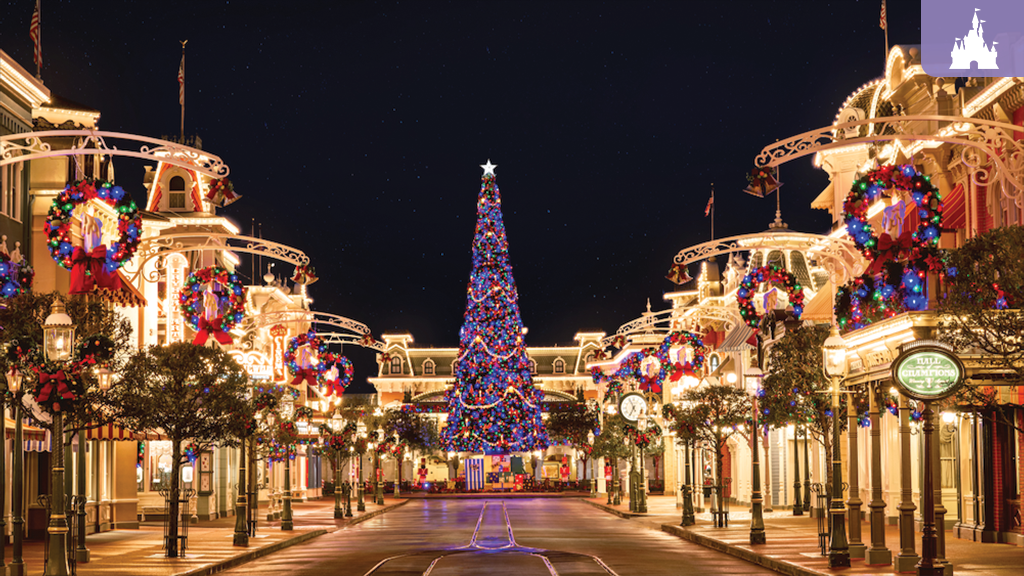 Christmas Tree on Main Street USA