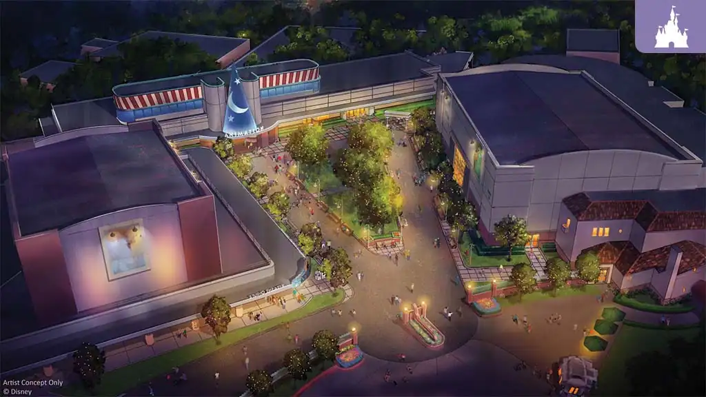 Concept Art of the New Animation Experience in Disney Hollywood Studios
