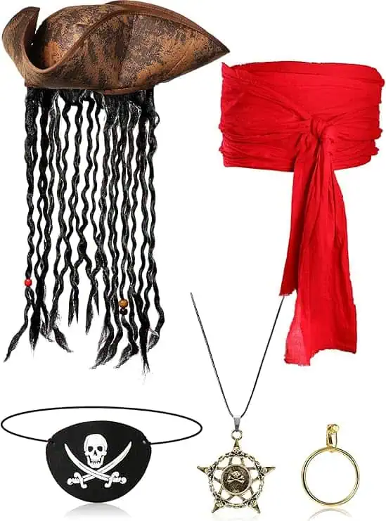 5-Piece Pirate Accessory Set