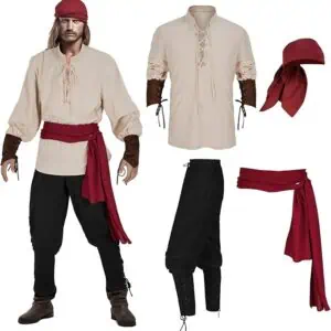Swashbuckling Pirate Men's Costume