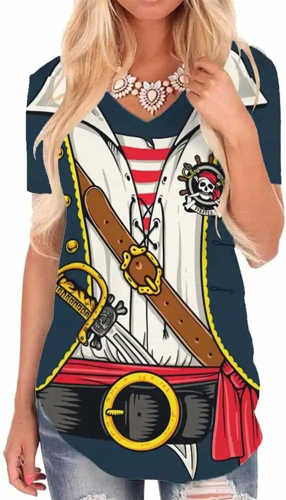 Women's Pirate Costume Tee