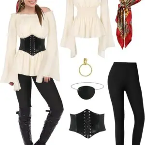 Women's Pirate Costume Set