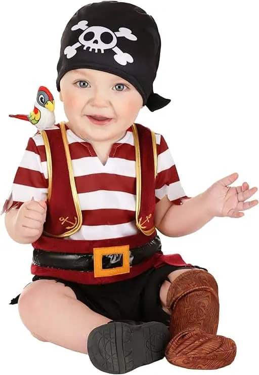 Peg-Legged Baby Pirate Costume