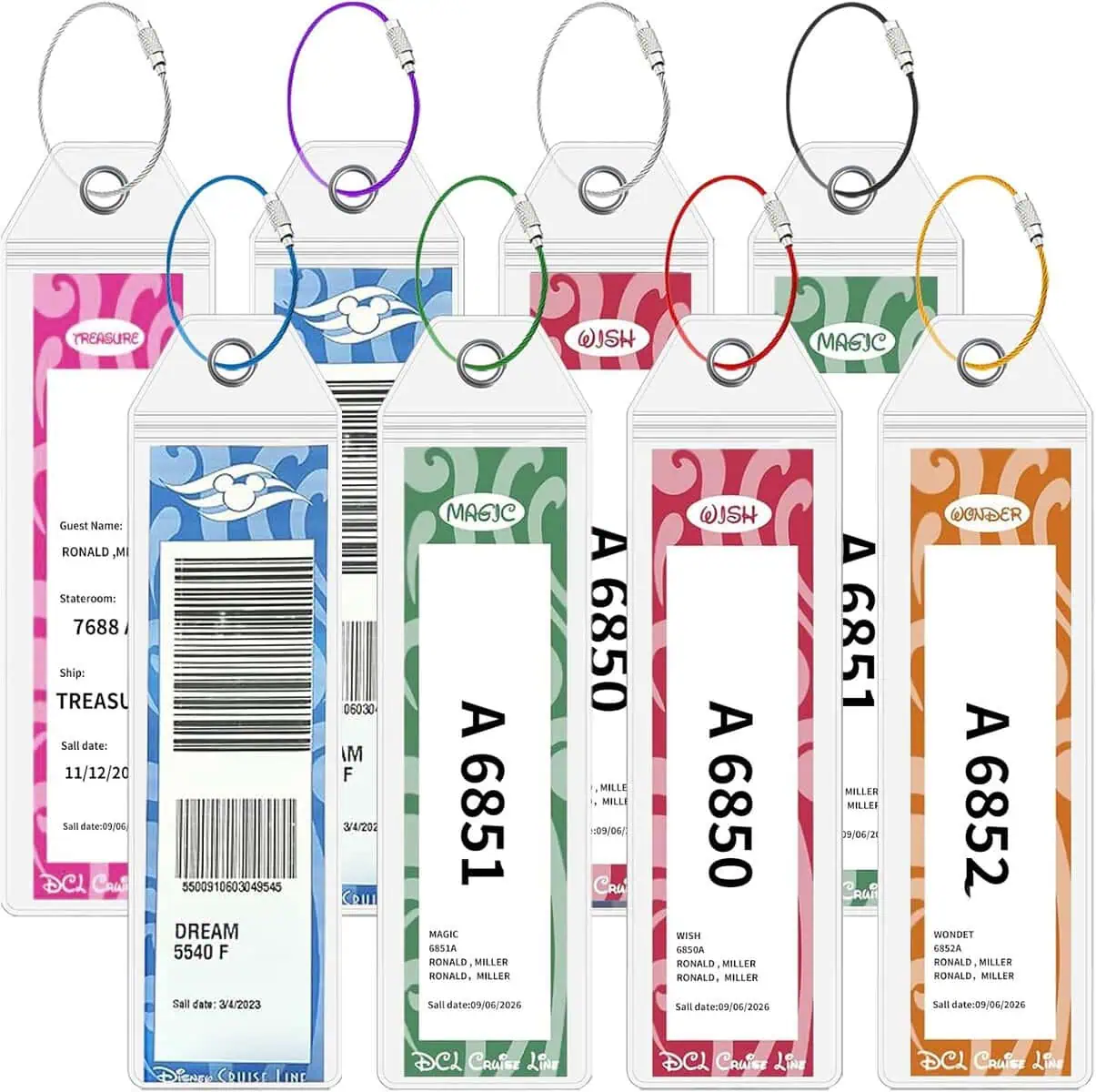 Disney Cruise Luggage Tag Holders