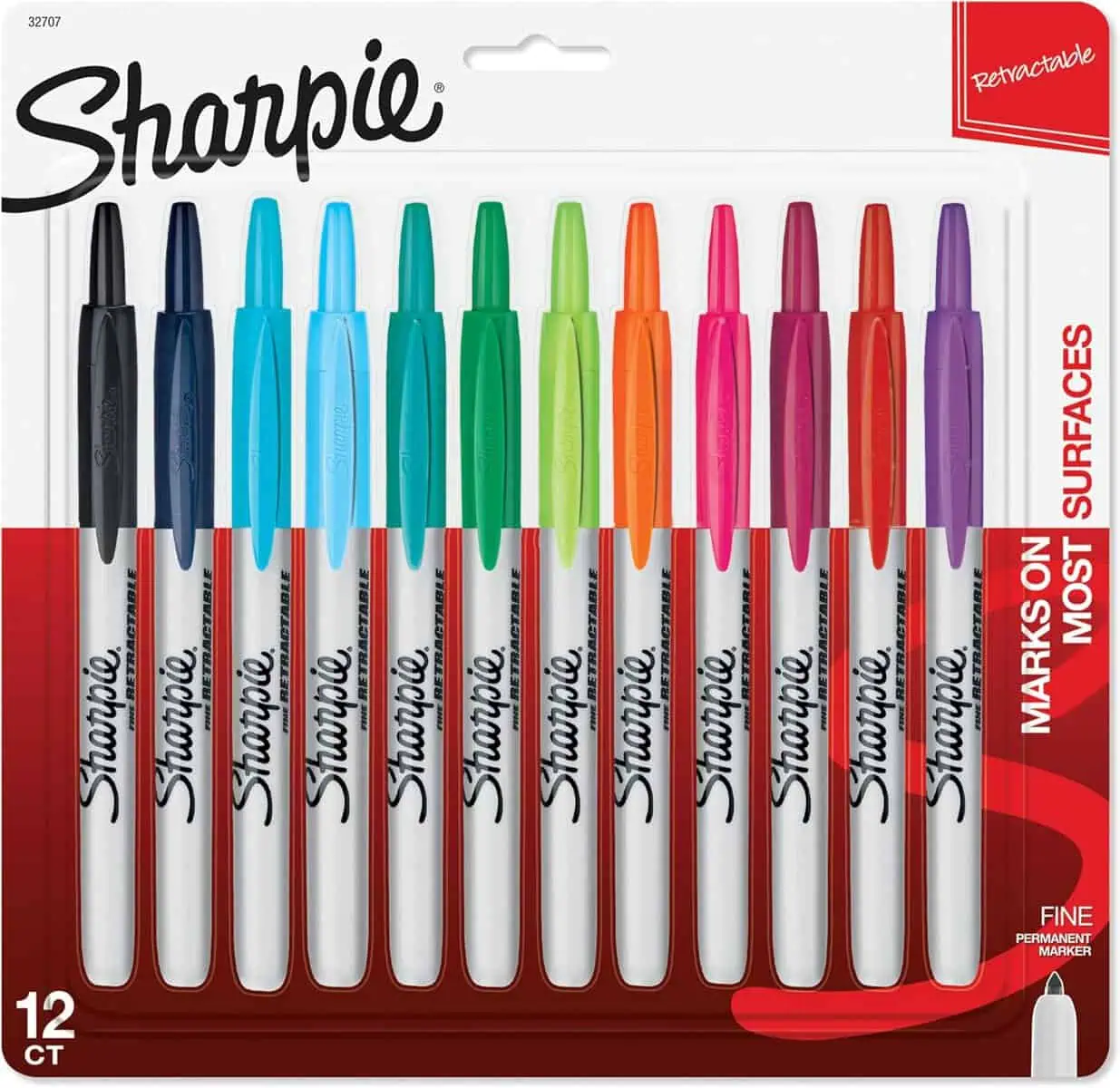 Clickable Sharpies for Autographs (Assorted Colors)