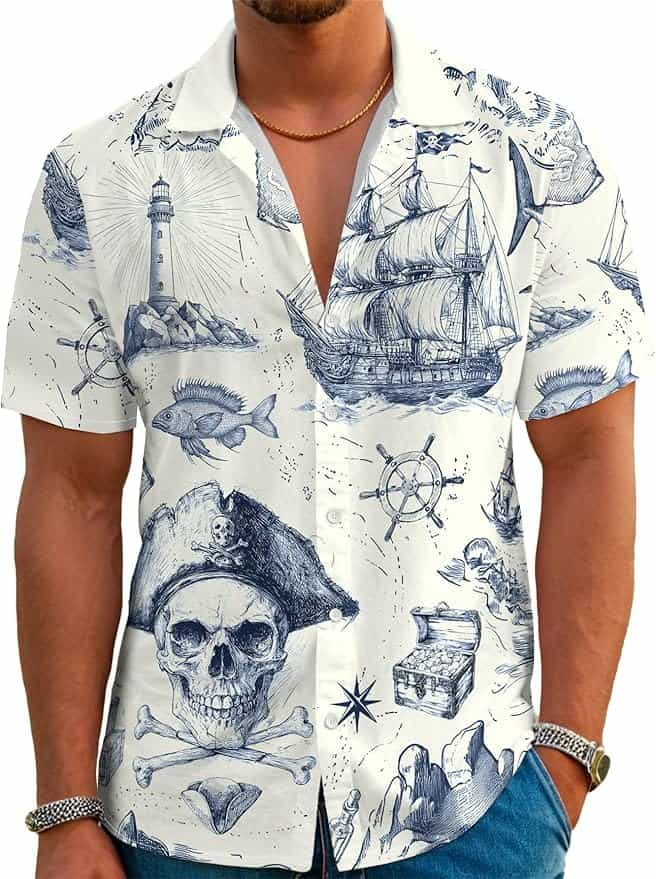 Pirate Button Down