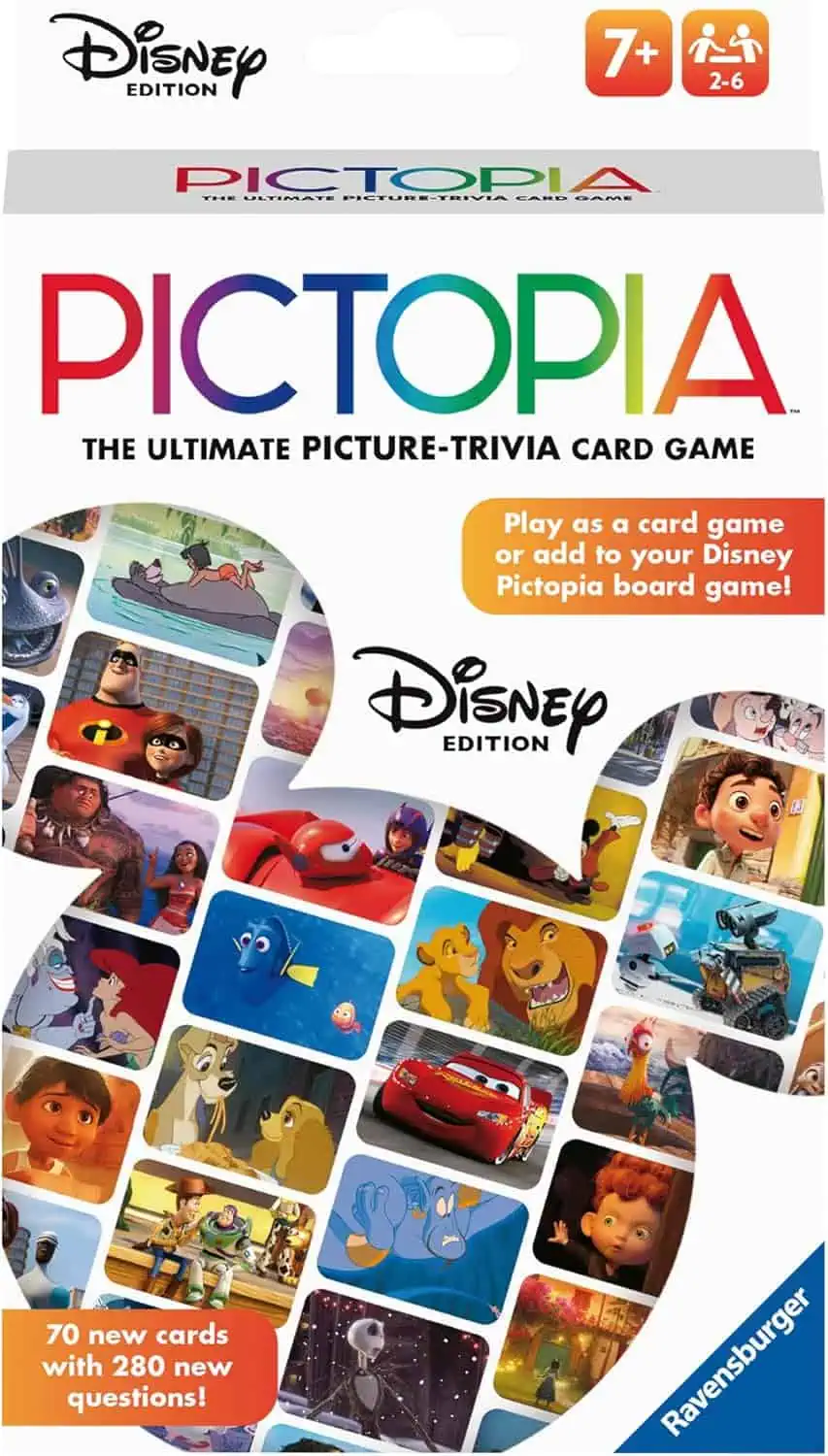 Disney Pictopia Trivia Card Game