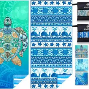 Microfiber Beach Towels (Lightweight & Quick-Dry)