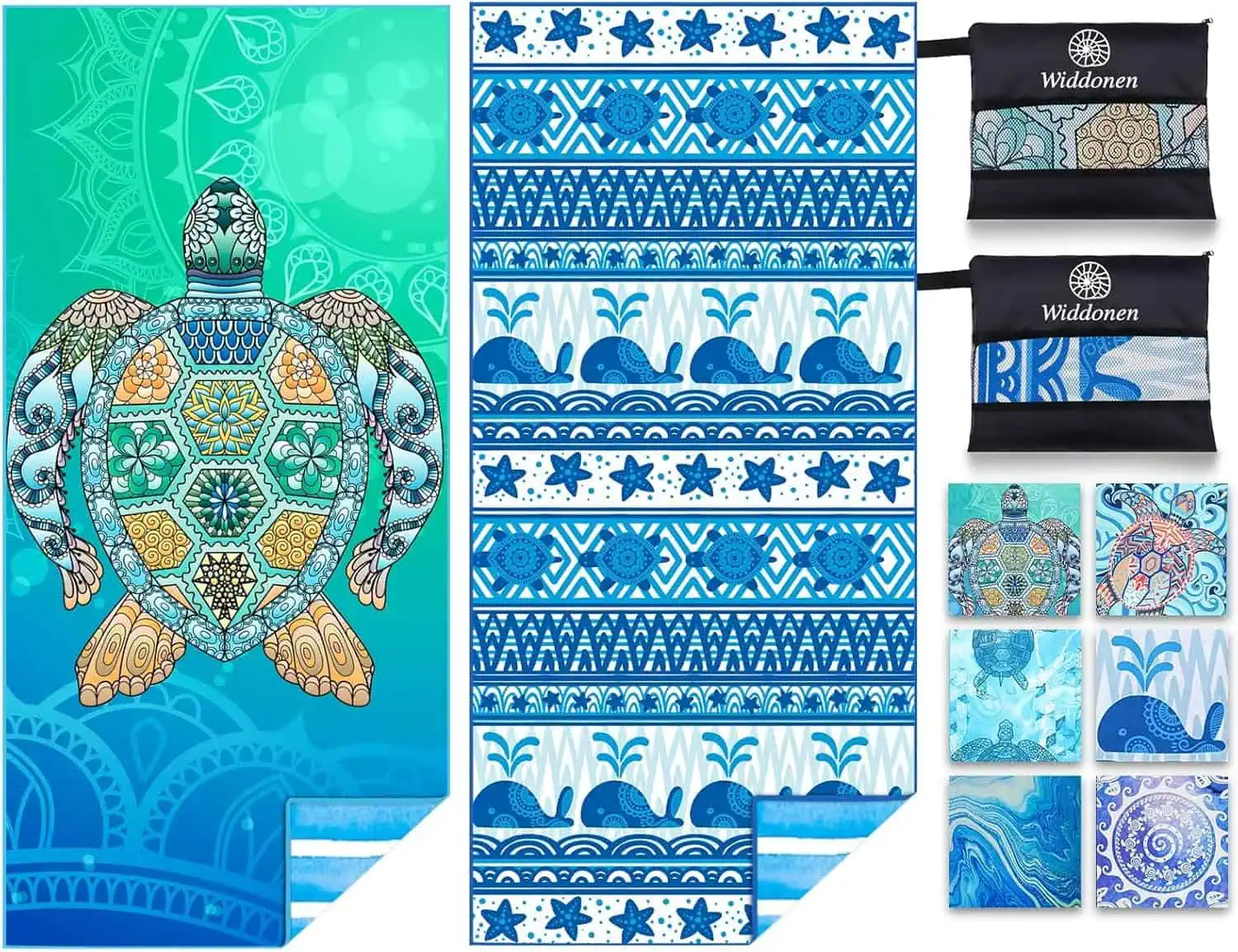 Microfiber Beach Towels (Lightweight & Quick-Dry)