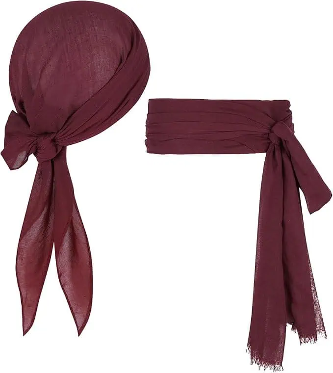 Pirate Scarf & Belt Set