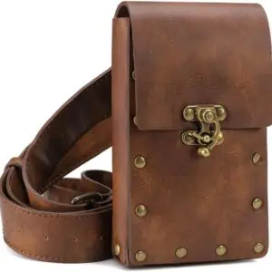 Vintage Leather Phone Pouch
