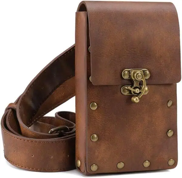 Vintage Leather Phone Pouch