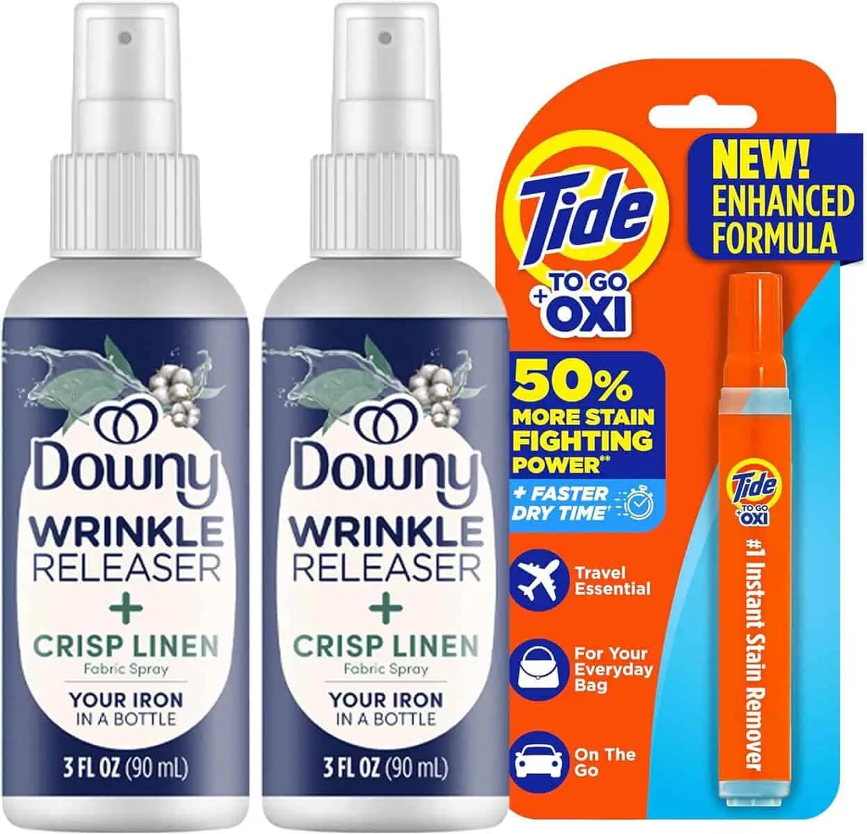 Wrinkle Release Spray + Stain Pen (Travel Size)